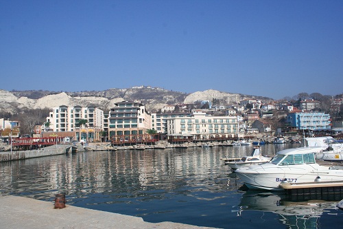 Bulgarien, Die Strandpromenade in Balchik