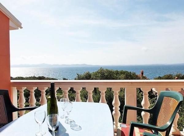 private Ferienwohnung mit Meerblick in Zadar
