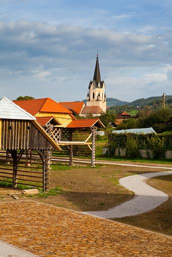 Dolenjska Temenica Bauernhof, Slowenien