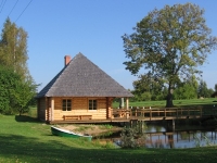 Chata, chalupa Jaunbrenguli-Small house, Cesis/Raiskums, Vidzeme - Livland P&#257;rgaujas nov. Lotyšsko