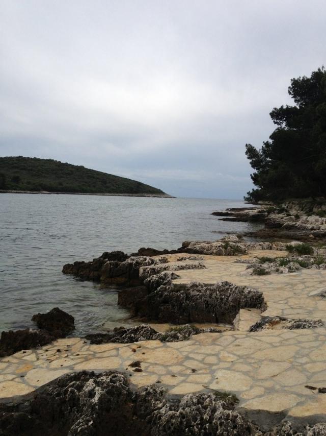 Strand in einer Entfernung von 80 Metern