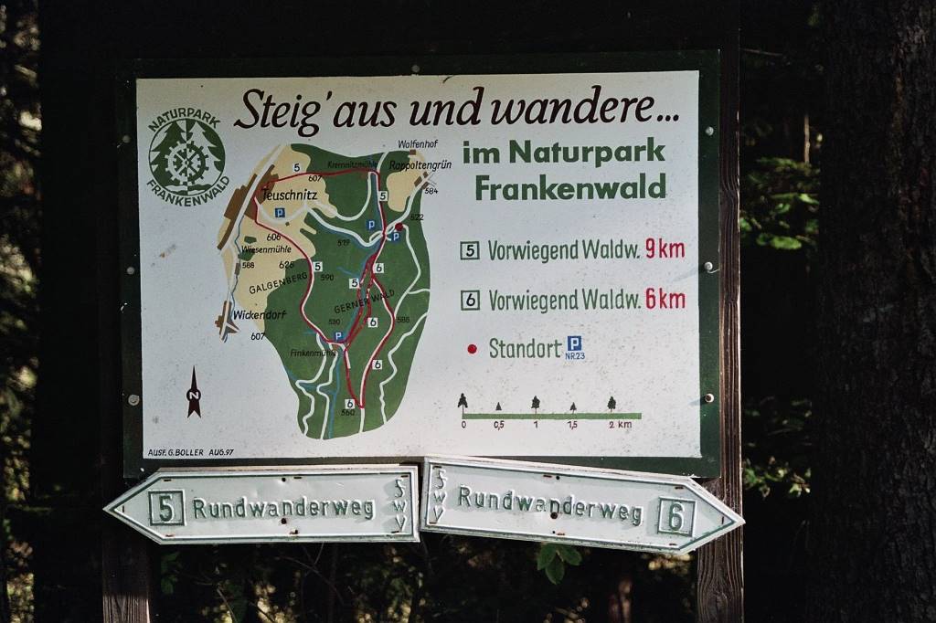 Frankenwald ist Wandern