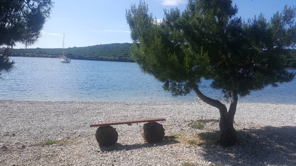 The beach Bumbište, closest beach to the house - 100 m from the house