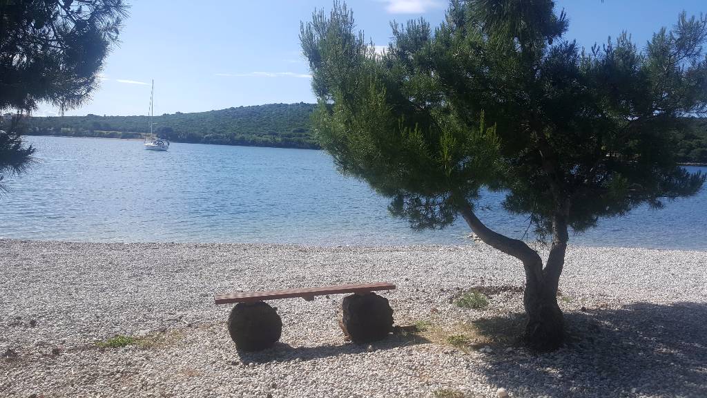 The beach Bumbište, closest beach to the house - 100 m from the house