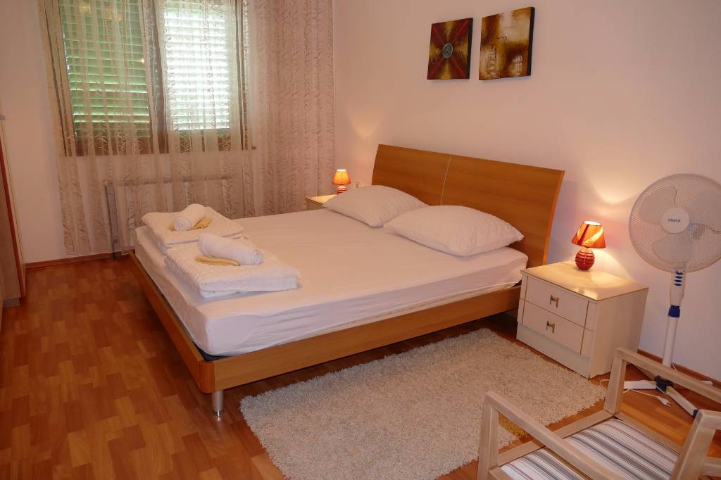 Schlafzimmer mit Meerblick