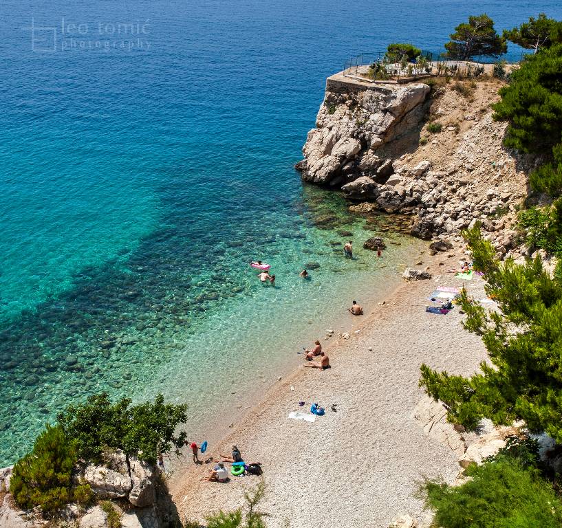 Blick auf den strand Lovrino Zalo