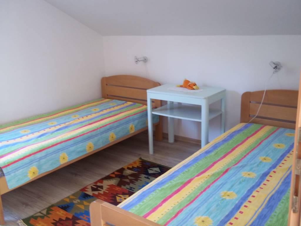 Ein Schlafzimmer im ersten Stock