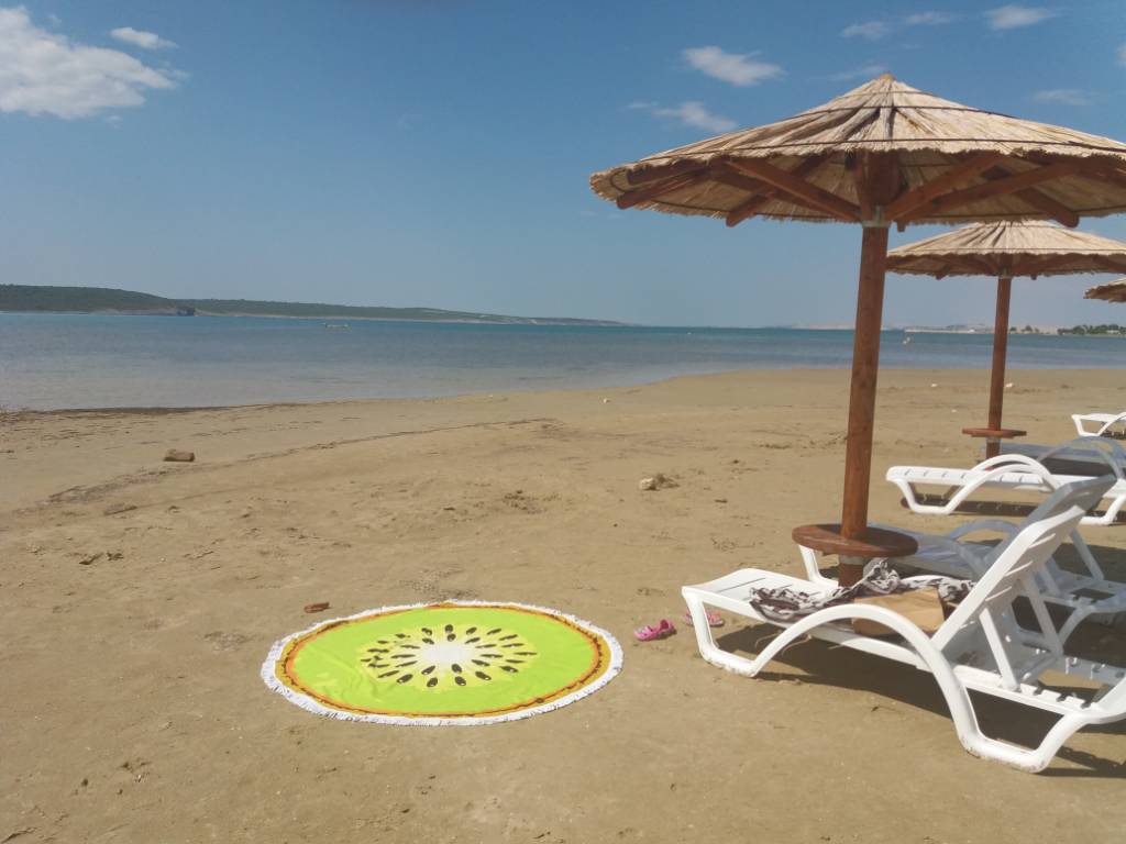 Der Strand ist besonders für Familien mit Kindern geeignet.