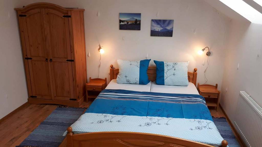 Dachgeschoss - Schlafzimmer mit 4 Betten