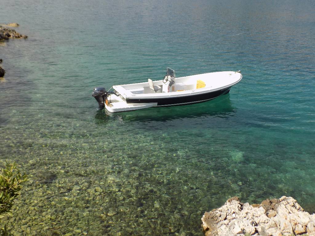 Boot des Eigentümer angeboten für die Reisen.