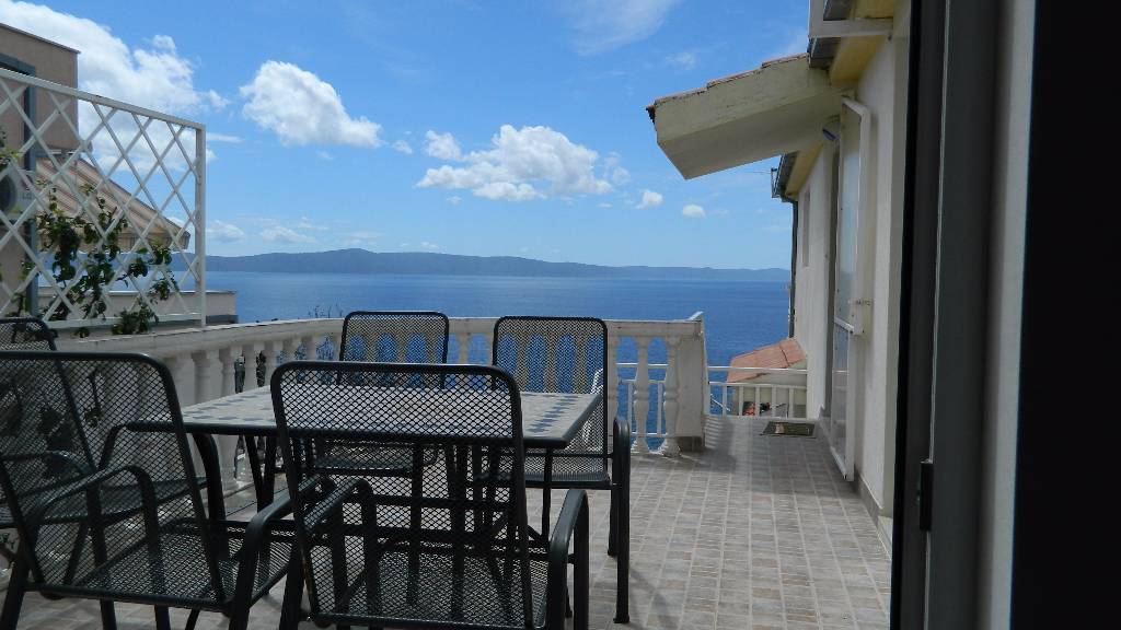 Ferienwohnung in Podgora, Podgora mit Meerblick