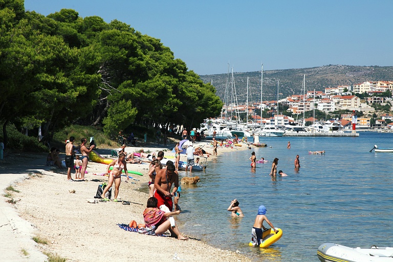 Plaža kod marine Frapa.