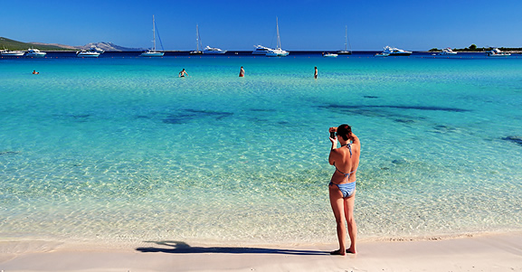 Strand zum Schwimmen