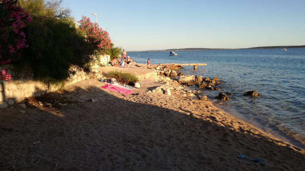 Schöner Strand 150 m von der Wohnung entfernt.