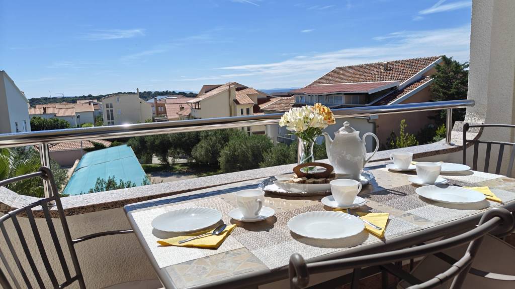 Terrasse mit Meerblick
