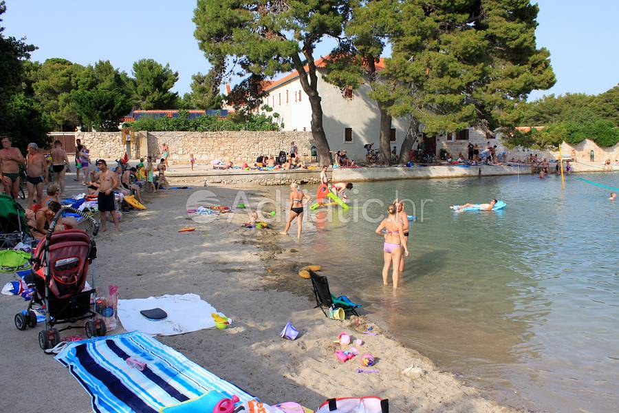 Beach centar of  Ugljan