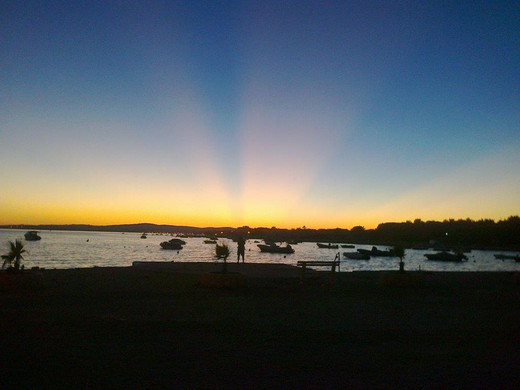 Sunset from Cubana restaurant