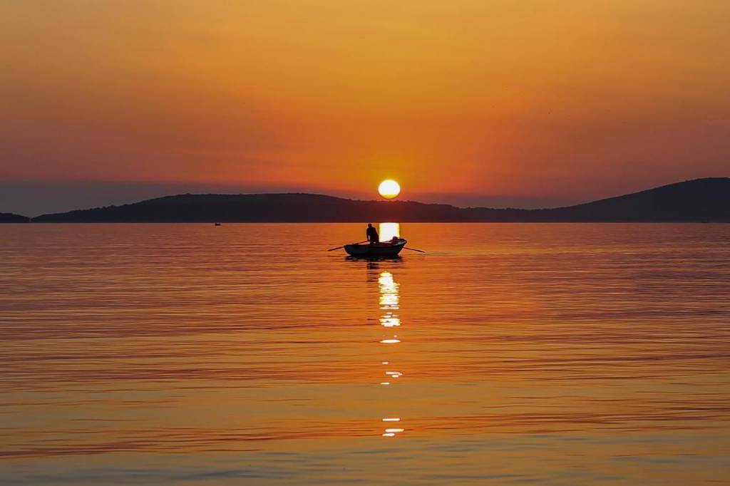 Sonnenuntergang am Strand