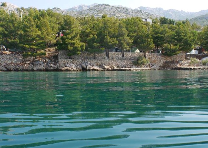 mobilní domek Direkt am Meer, Natur Ambiente, Ruhe,  Strand fuer Kinder geeignet, Starigrad Paklenica, Istrien Nordküste Adriatisches Meer Chorvatsko