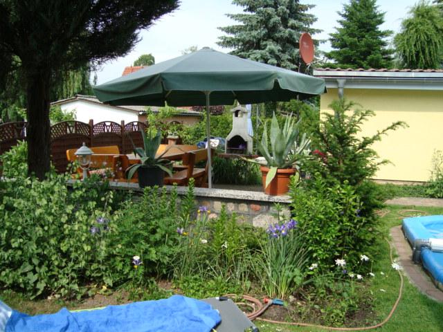 Terrasse  vom Ferienhaus