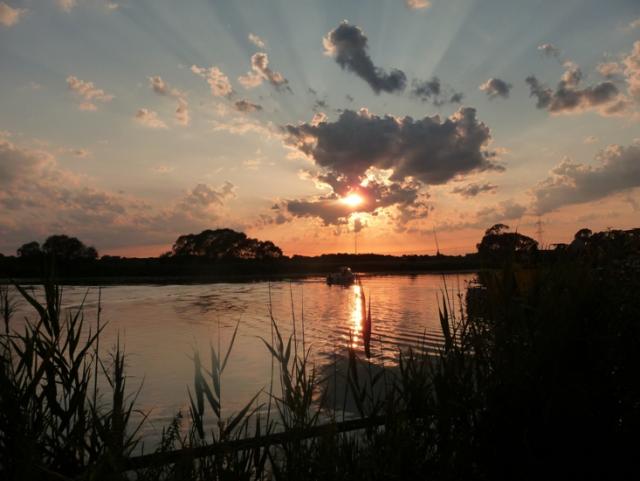 Sonnenuntergang Blick auf die Havel