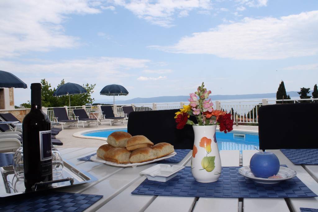 Terrasse und Meerblick