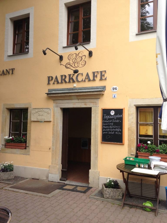 Parkcafe Pillnitz unweit des Apartments