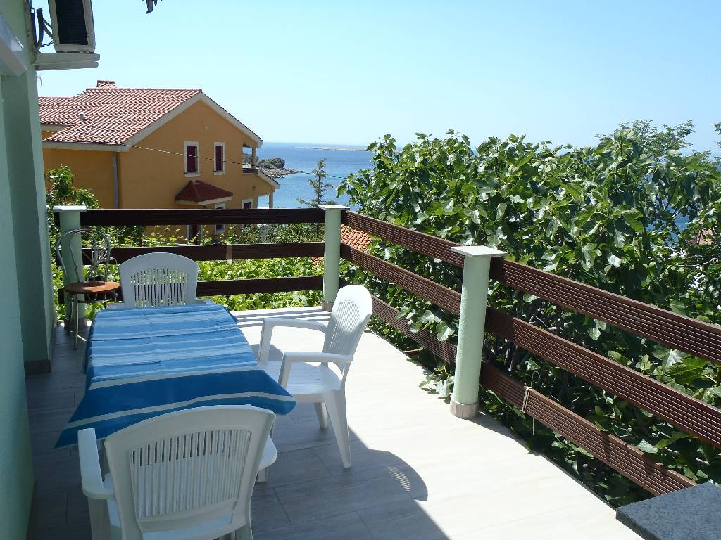 Balkon mit Meerblick